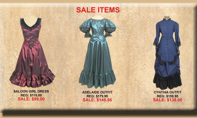 Old West Ladies Ensembles On Sale