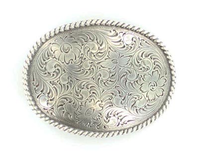Floral Scroll Buckle