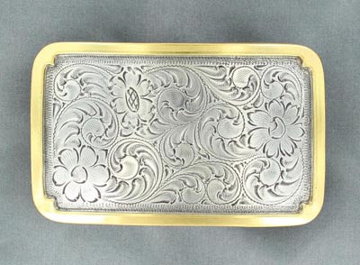 Floral Scroll Buckle