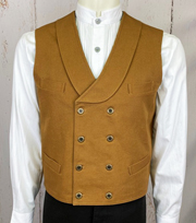 Double Breasted Canvas Vest (Big) 