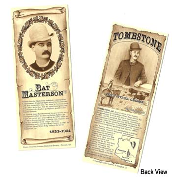 Bat Masterson Bookmark
