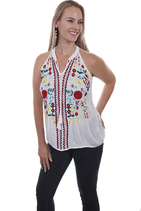 Embroidered Tank *