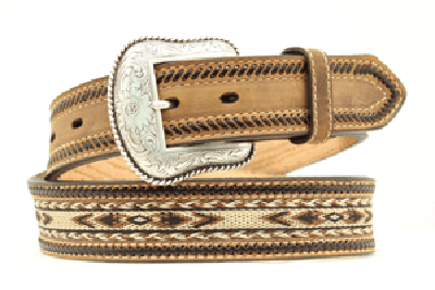 Leather/Horsehair Belt