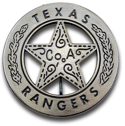 Texas Rangers Company A - Peso Badge