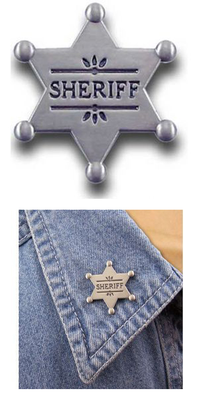 Sheriff Badge Pin