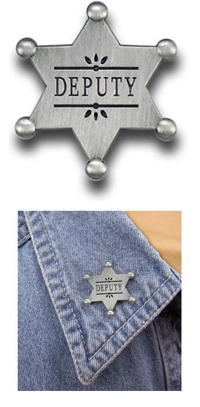 Deputy Badge Pin