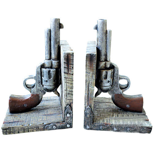Western Homegoods Gun Bookends Wild West Mercantile