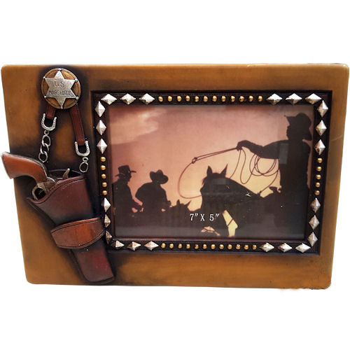Western Homegoods US Marshall Frame Wild West Mercantile