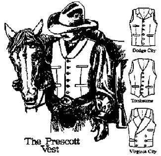 Buckaroo Bobbins authentic vintage western clothing patterns, Art