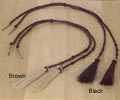 [ Braided Leather Stampede String]