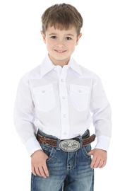 [Wrangler Kids Western Dress Shirt]