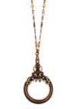 [1928 Jewelry� Magnifying Glass Pendant Necklace]
