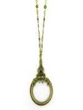 [1928 Jewelry� Magnifying Glass Pendant Necklace]