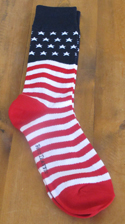 [Foot Traffic Men's American Flag Socks]