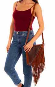 [Scully Western Lifestyle  Western Leather Handbag]