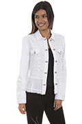 [Scully Honey Creek Lace Inset Jean Jacket]