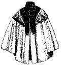 [Old World Enterprises 1880's Bustle Female Evening Outerwrap]