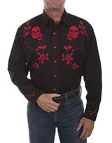 [Scully Westerns Death Valley Shirt  size S-4X]