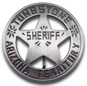 [ Sheriff, Tombstone A.T. Badge]