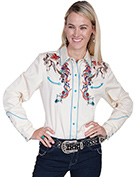 [Scully Westerns Western Pretty Pony Blouse]