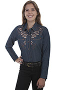 [Scully Westerns Desert Bloom Blouse]