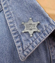 [ Deputy Badge Pin]