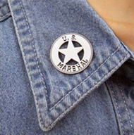 [ US Marshal Badge Pin]