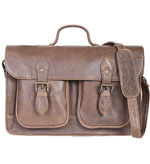 [Scully Western Lifestyle Leather Two Gusset Workbag ]