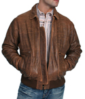 [Scully Leather Bomber Jacket]