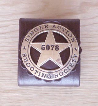 [Wild West Mercantile Sass Badge Holder]