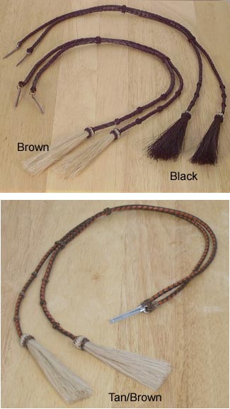Braided Leather Stampede String