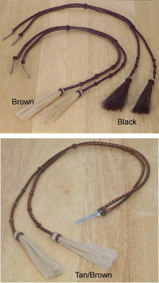 Dark Brown Hand-braided Leather Stampede String, Cowboy Hat Accessories, 