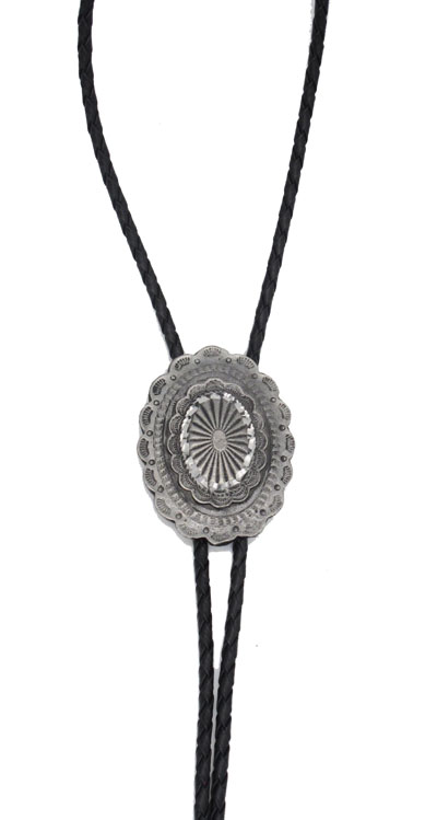 Oval Concho Bolo Tie