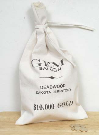 Gem Saloon Money Bag