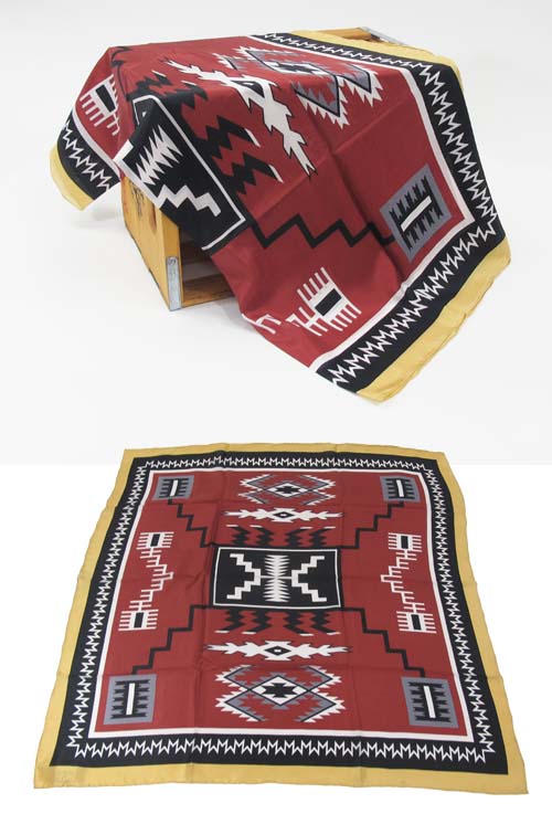 Silk Aztec Wild Rag | Wild West Mercantile