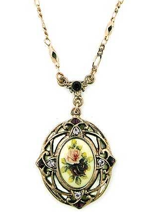 Amy Flower Pendant Necklace