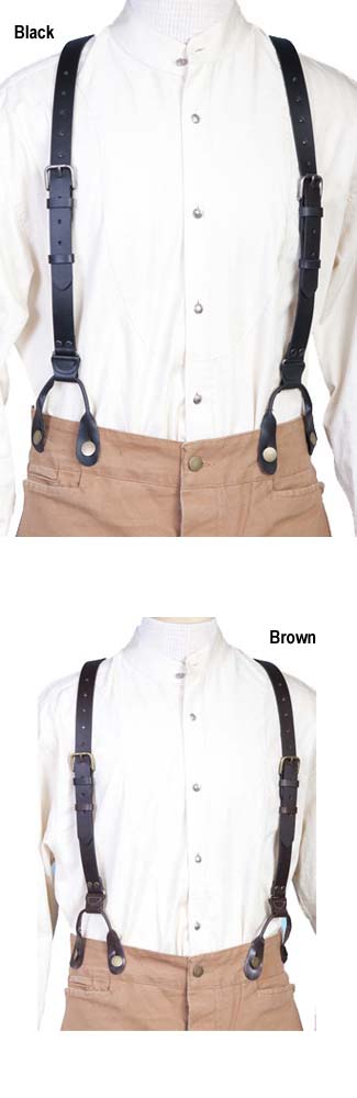 Cowboy Suspenders, Custom Leatherwork