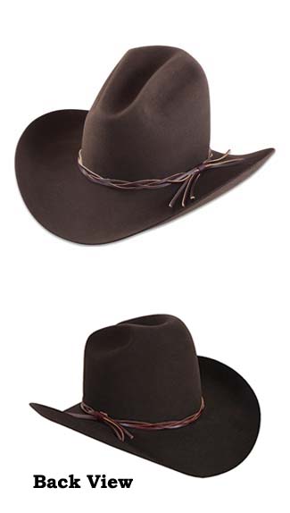 Lonesome Dove BROWN Felt ~GUS HAT~ 4X Quality Rodeo King Cowboy Western 