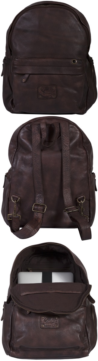 Solvang Collection Antique Goat Leather Backpack