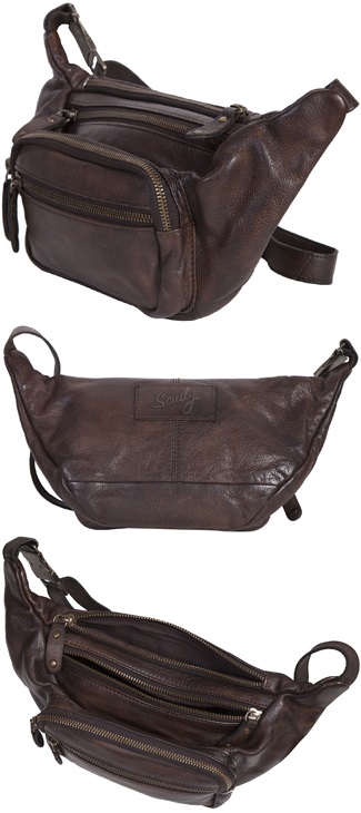 Solvang Collection Antique Goat Leather Waist Pouch