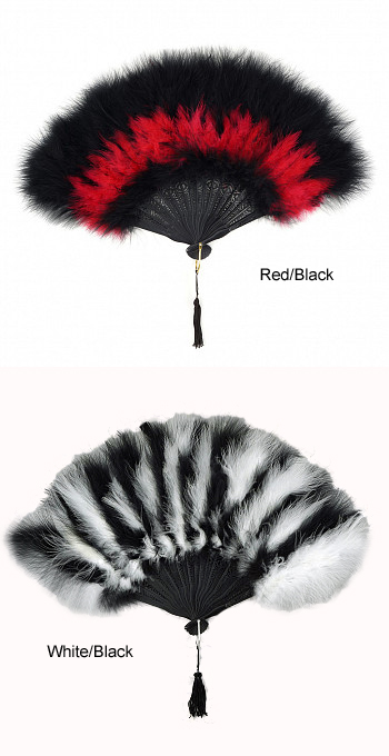 Marabou Multi Color Fan