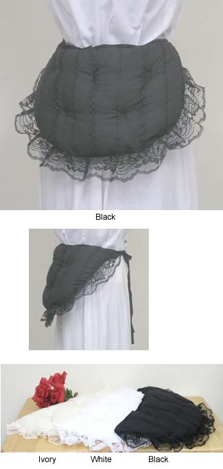 Lace Trim Bustle