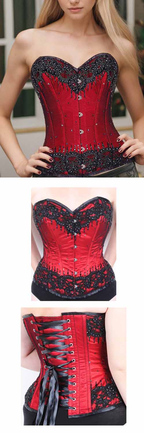 Scarlet Beaded Corset