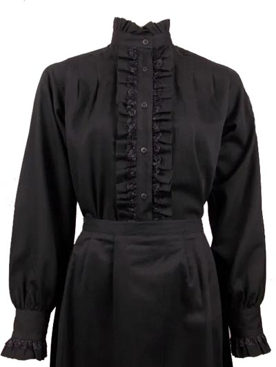 Ruffle Front Blouse