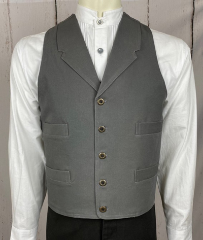 Old West Canvas Vest (Big) 