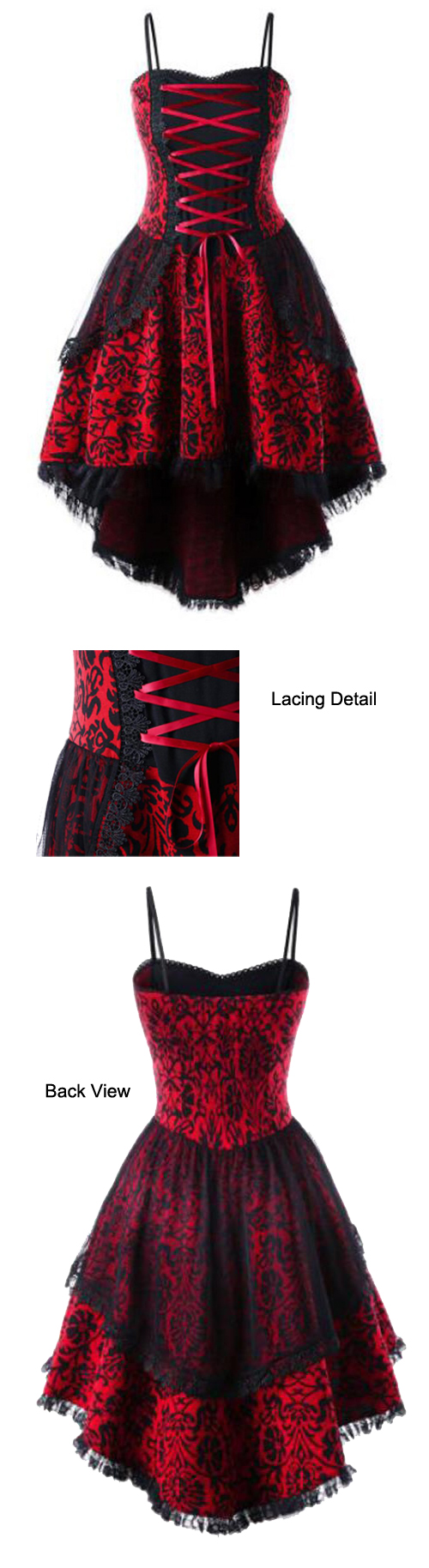 Lace Up Corset Dress