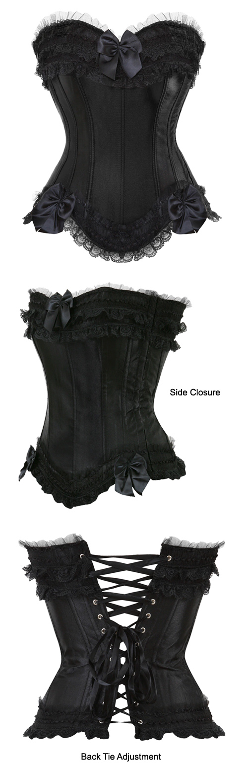 Satin Overbust Corset