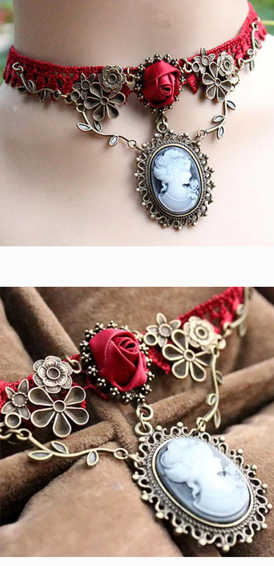 Victorian Rose Choker