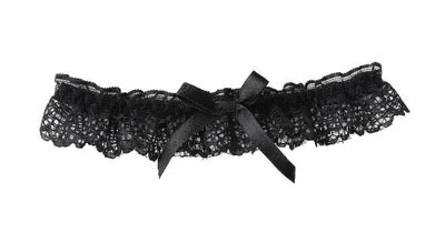 Ladies' Lace Leg Garter - Black