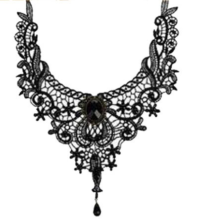 Victorian Lace Choker Necklace